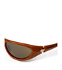 Bottega Veneta Brown Acetate Sunglass