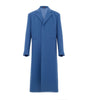 Manteau en laine bleu Gucci