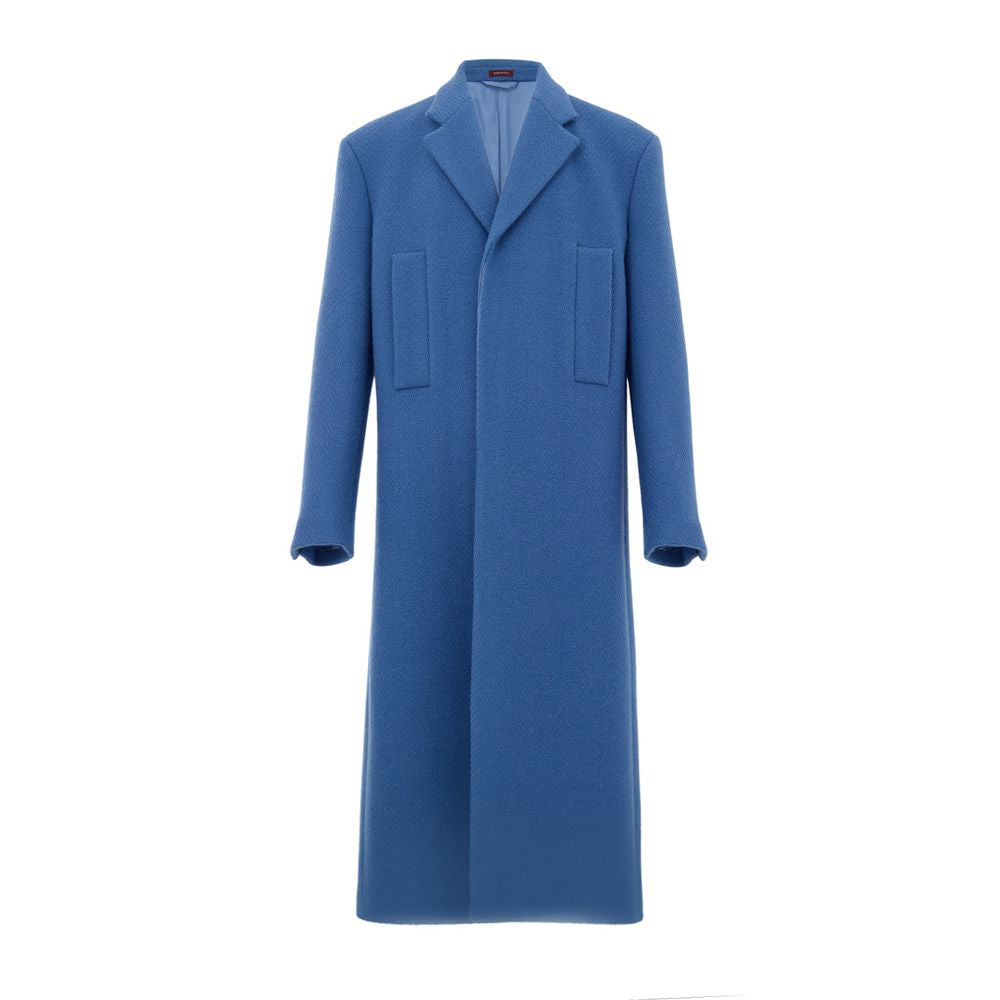 Manteau en laine bleu Gucci