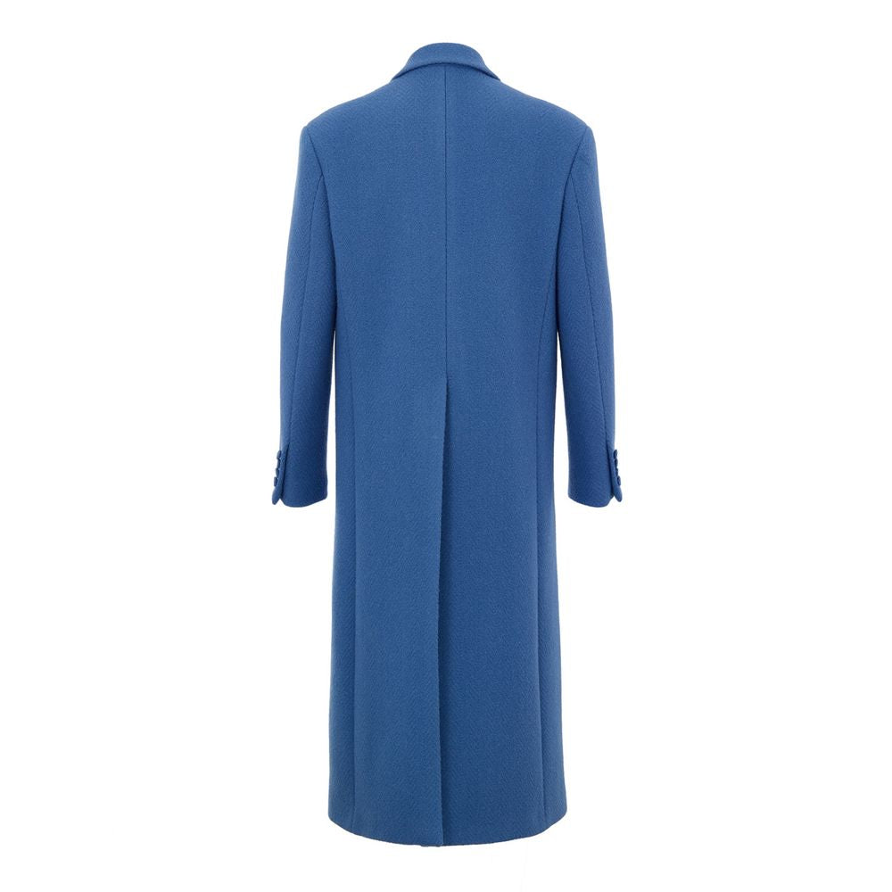 Manteau en laine bleu Gucci