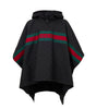 Trench-coat en polyester noir Gucci