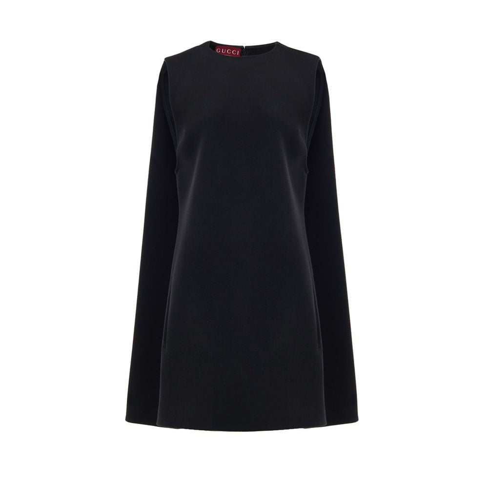 Robe en laine noire Gucci
