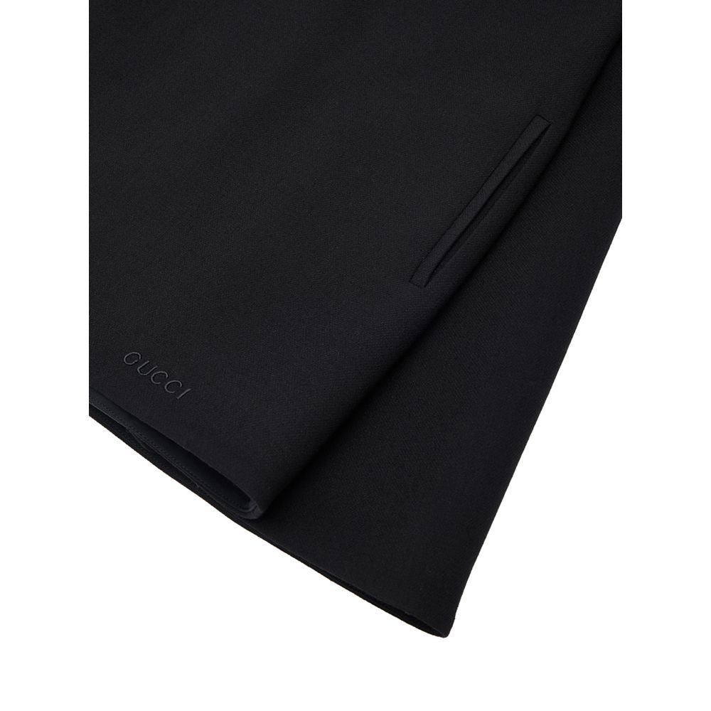 Robe en laine noire Gucci