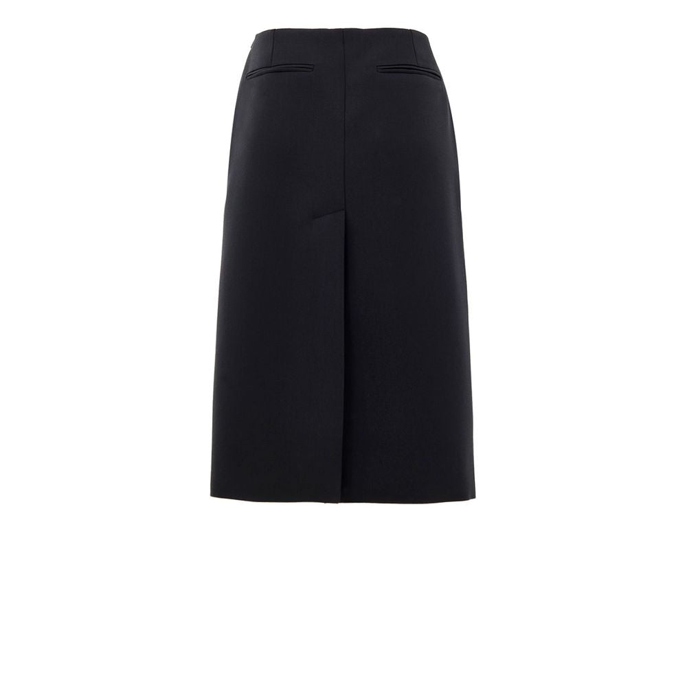 Jupe en laine noire Gucci