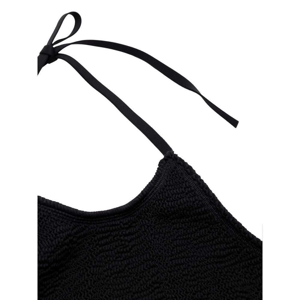 Bikini Bottega Veneta en polyamide noir