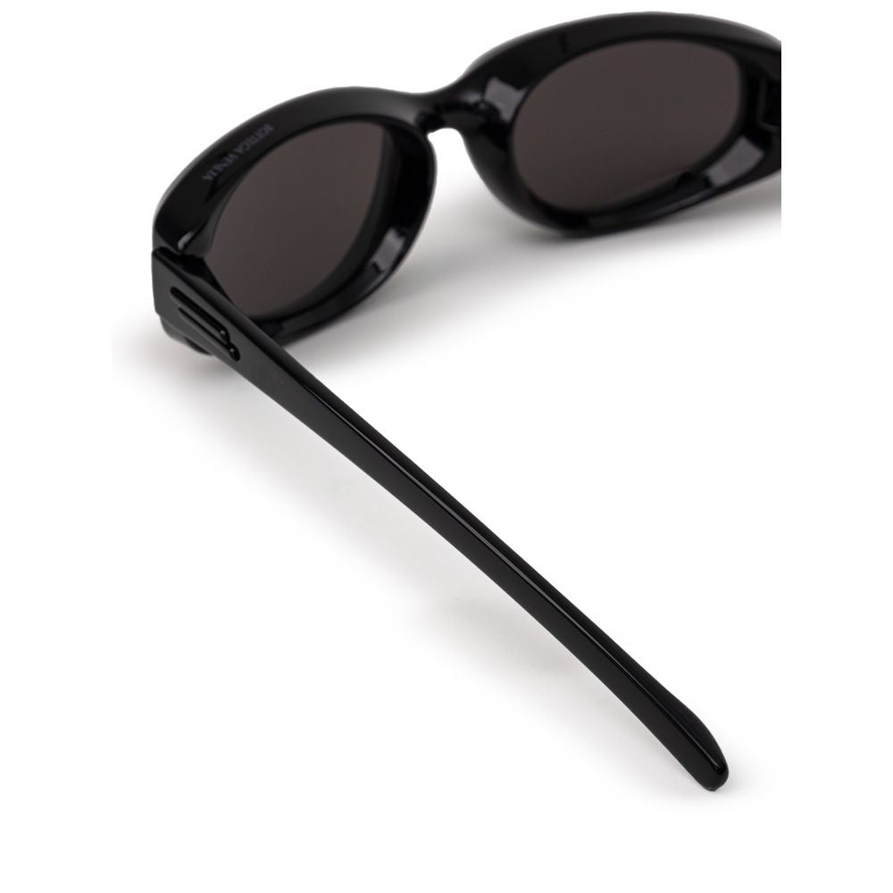 Lunettes de soleil Bottega Veneta en acétate noir