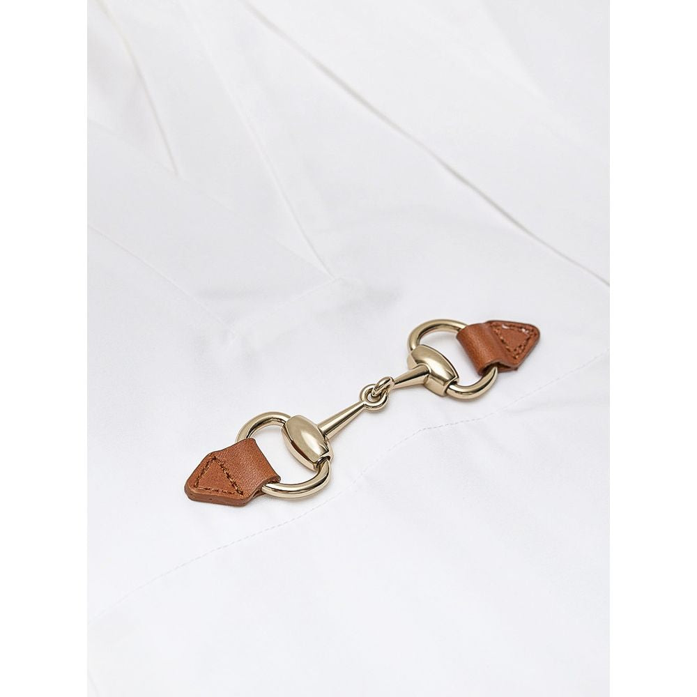 Chemise en coton blanc Gucci