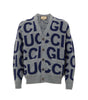 Gucci Gray Wool Cardigan