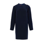 Gucci Navy Blue Wool Short