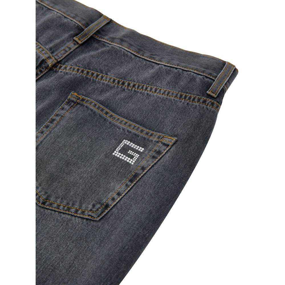 Jean en coton gris Gucci