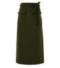 Gucci Green Wool Skirt