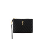 Sac pochette matelassé Saint Laurent
