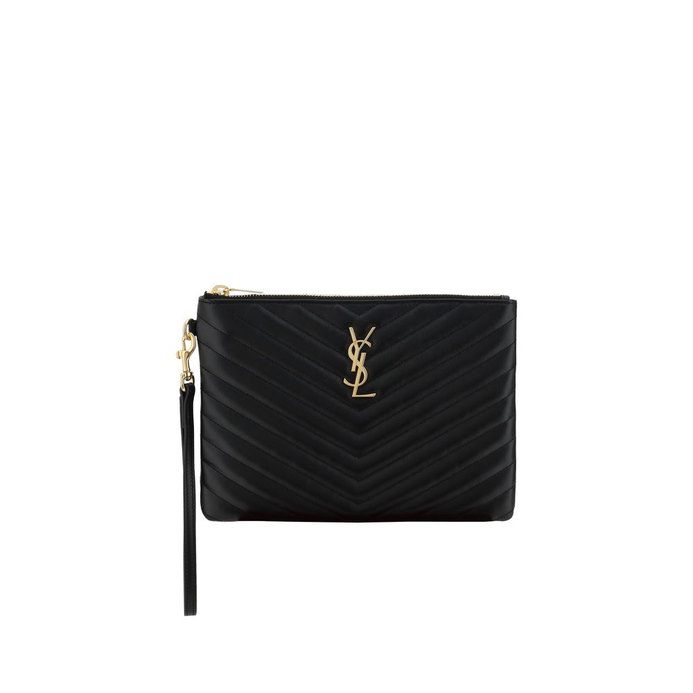 Sac pochette matelassé Saint Laurent