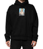 Veste à capuche noire imprimée et ornée de cristaux Dolce &amp; Gabbana