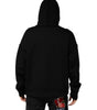 Veste à capuche noire imprimée et ornée de cristaux Dolce &amp; Gabbana