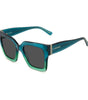 Lunettes de soleil Jimmy Choo en acétate bleu