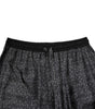 Dolce & Gabbana Gray Black Silk DG Logo Men Bermuda Shorts