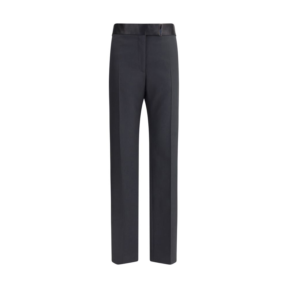 Pantalon en laine et soie Tom Ford