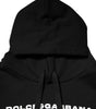 Dolce & Gabbana Black Cotton DG Milano Logo Print Hoodie Sweater