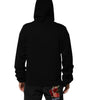 Dolce & Gabbana Black Cotton Oversize DG Logo Patch Hoodie Sweater