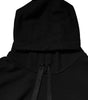 Dolce & Gabbana Black Cotton Oversize DG Logo Patch Hoodie Sweater