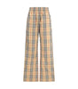 Pantalon en coton à carreaux Burberry