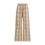 Pantalon en coton à carreaux Burberry