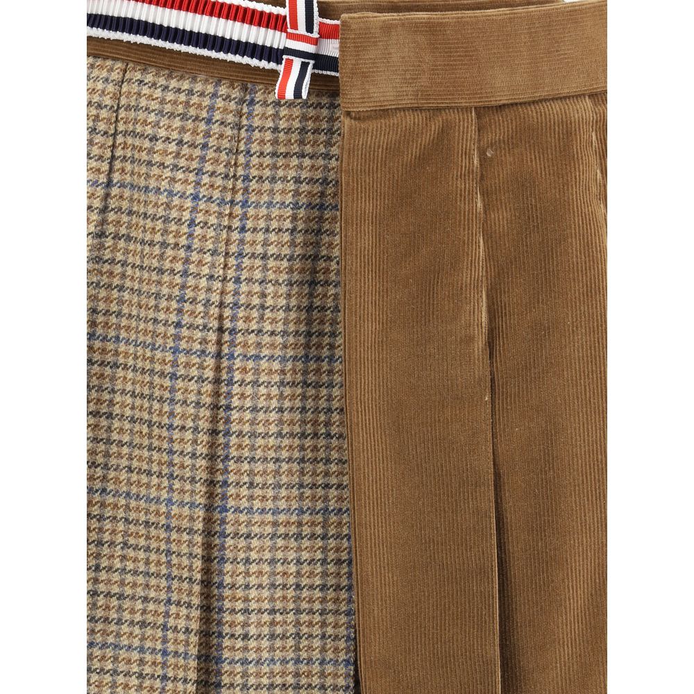 Mini-jupe plissée Thom Browne