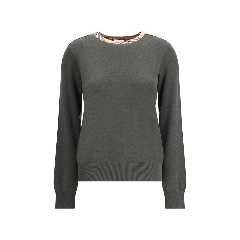 Burberry Wool Pullover with Check