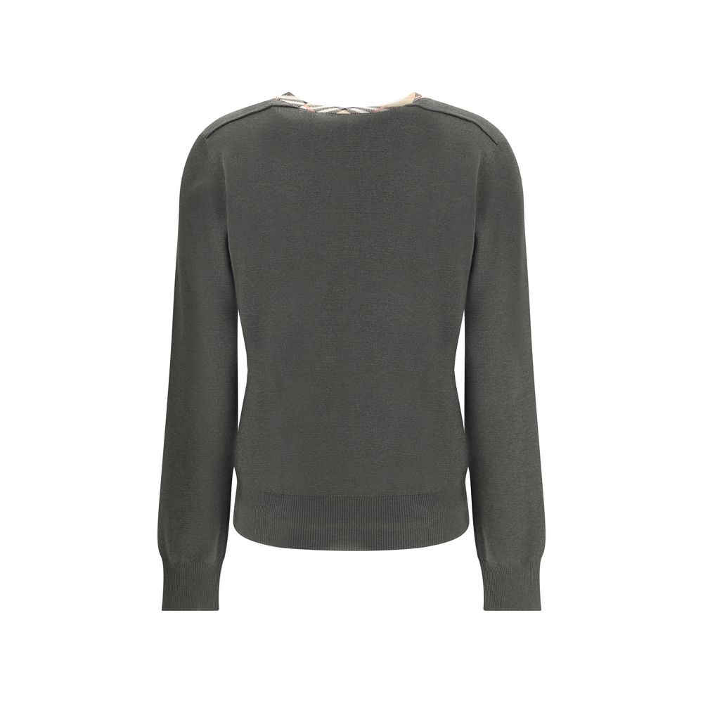 Burberry Wool Pullover with Check