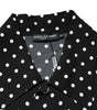 Dolce & Gabbana Black Polka Dot Short Sleeves Collared Polo T-shirt