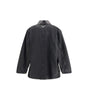 Prada Denim Jacket with leather collar