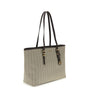 Michael Kors Quinn large jacquard logo Tote Bag