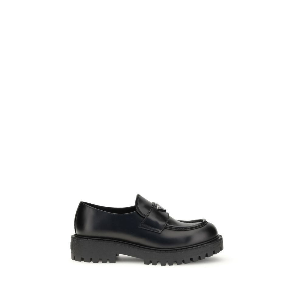Prada Double Chocolate Loafers