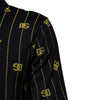 Dolce & Gabbana Black Logo Jacquard Knitted Polo Shirt T-shirt