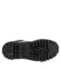 Dolce &amp; Gabbana Black Leather DG Logo Combat Ankle Boots Shoes