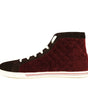 Dolce & Gabbana Red Calfskin Sneaker