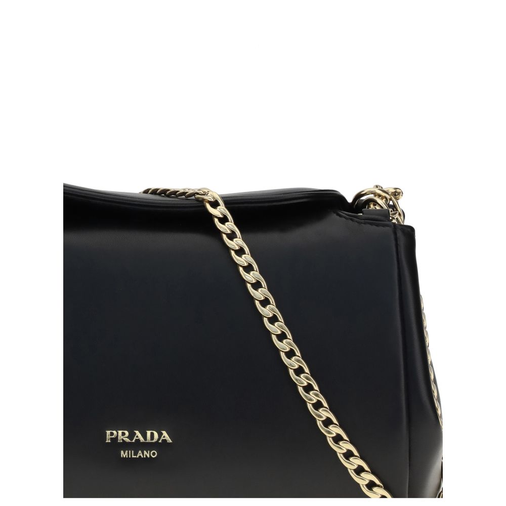 Sac à bandoulière en cuir Prada