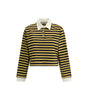 Miu Miu Striped Polo Top