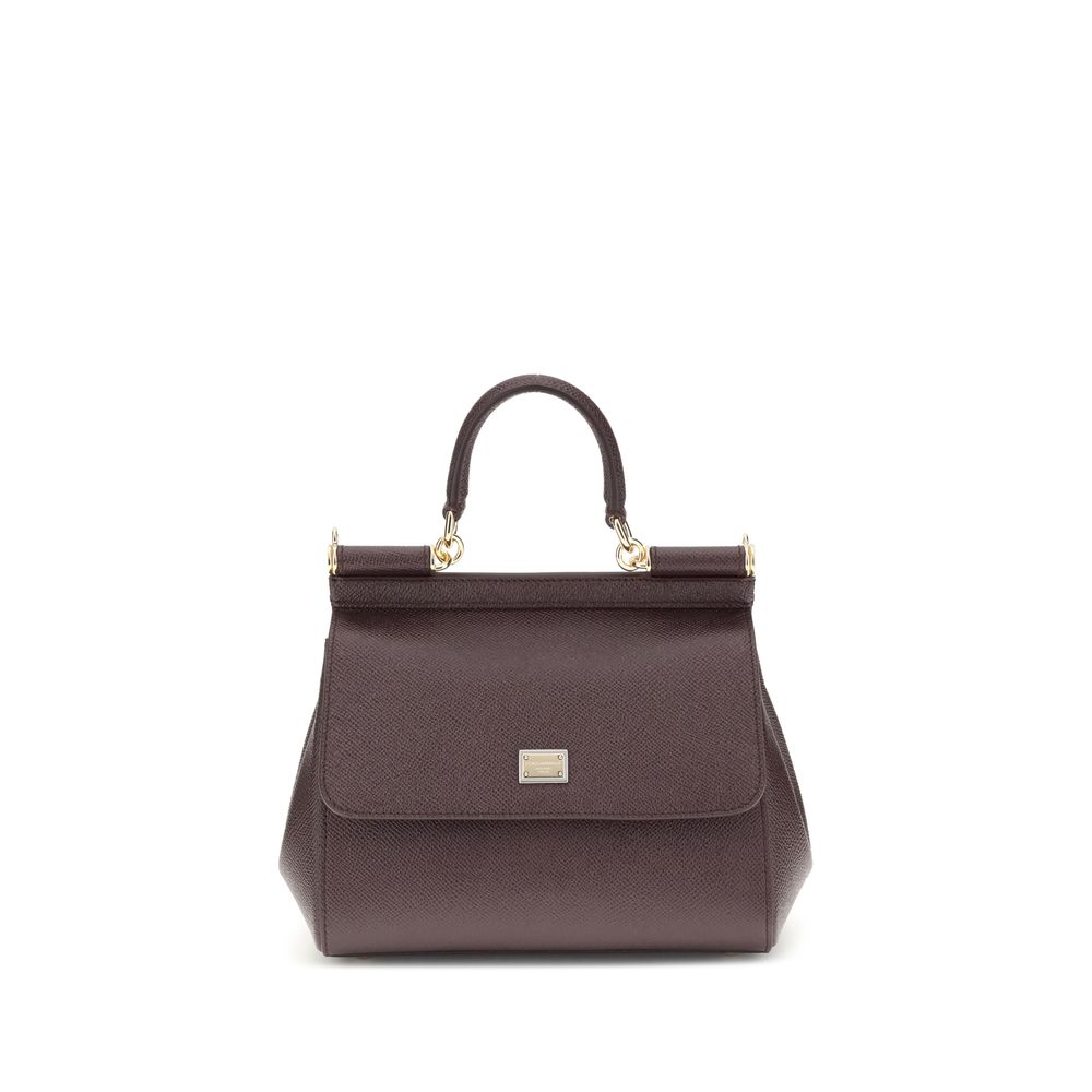 Sac à main en cuir Dolce & Gabbana