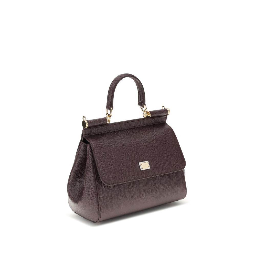 Sac à main en cuir Dolce & Gabbana