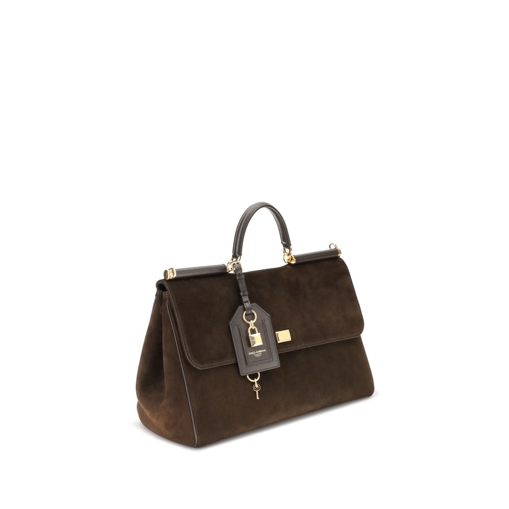 Sac à main en daim Dolce & Gabbana Sicily