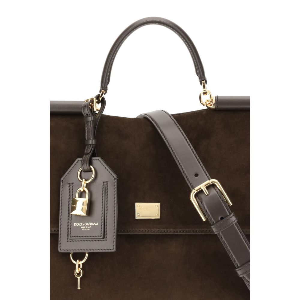 Sac à main en daim Dolce & Gabbana Sicily