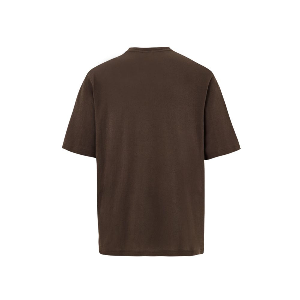 Jil Sander Brown Cotton Long