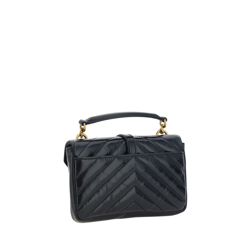 Sac bandoulière à logo Saint Laurent