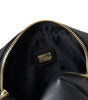 Dolce & Gabbana Black Calfskin Leather Double Waist Belt Fanny Pack Bag