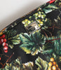 Dolce & Gabbana Multicolor Grape Print Clutch Logo Plaque Pouch Bag