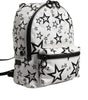 Dolce & Gabbana White DG Stars Print Nylon Travel Backpack Bag
