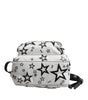 Dolce & Gabbana White DG Stars Print Nylon Travel Backpack Bag