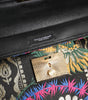 Dolce & Gabbana Multicolor Jacquard Floral Document Briefcase Bag